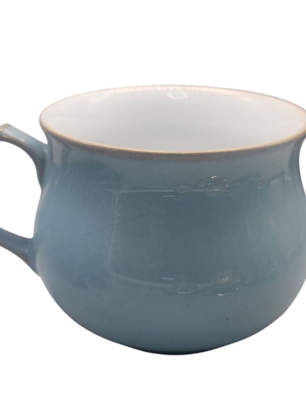 Denby Colonial Blue Teacup & Saucer Stoneware 1990s Discontinued Vintage England - Picture 4 of 15